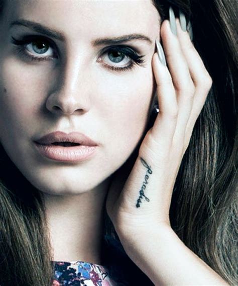 tatuajes lana del rey|Tatuajes de Lana Del Rey y su significado